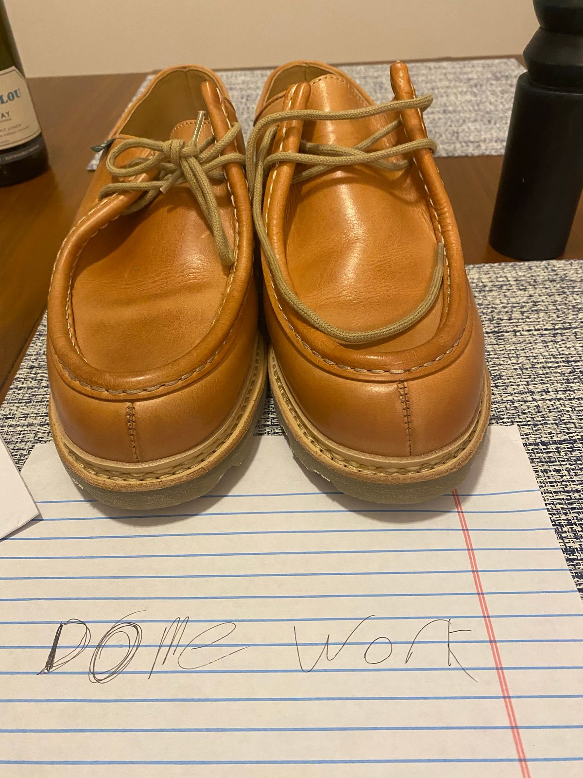 Photo by Bootbastard2 on October 4, 2022 of the Paraboot Unlisted Model in Unlisted Leather.
