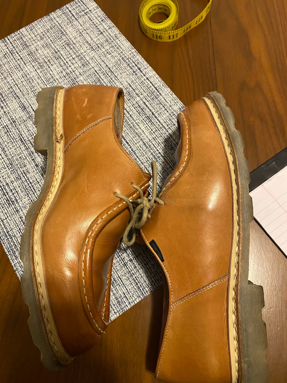 Photo by Bootbastard2 on November 10, 2022 of the Paraboot Unlisted Model in Unlisted Leather.