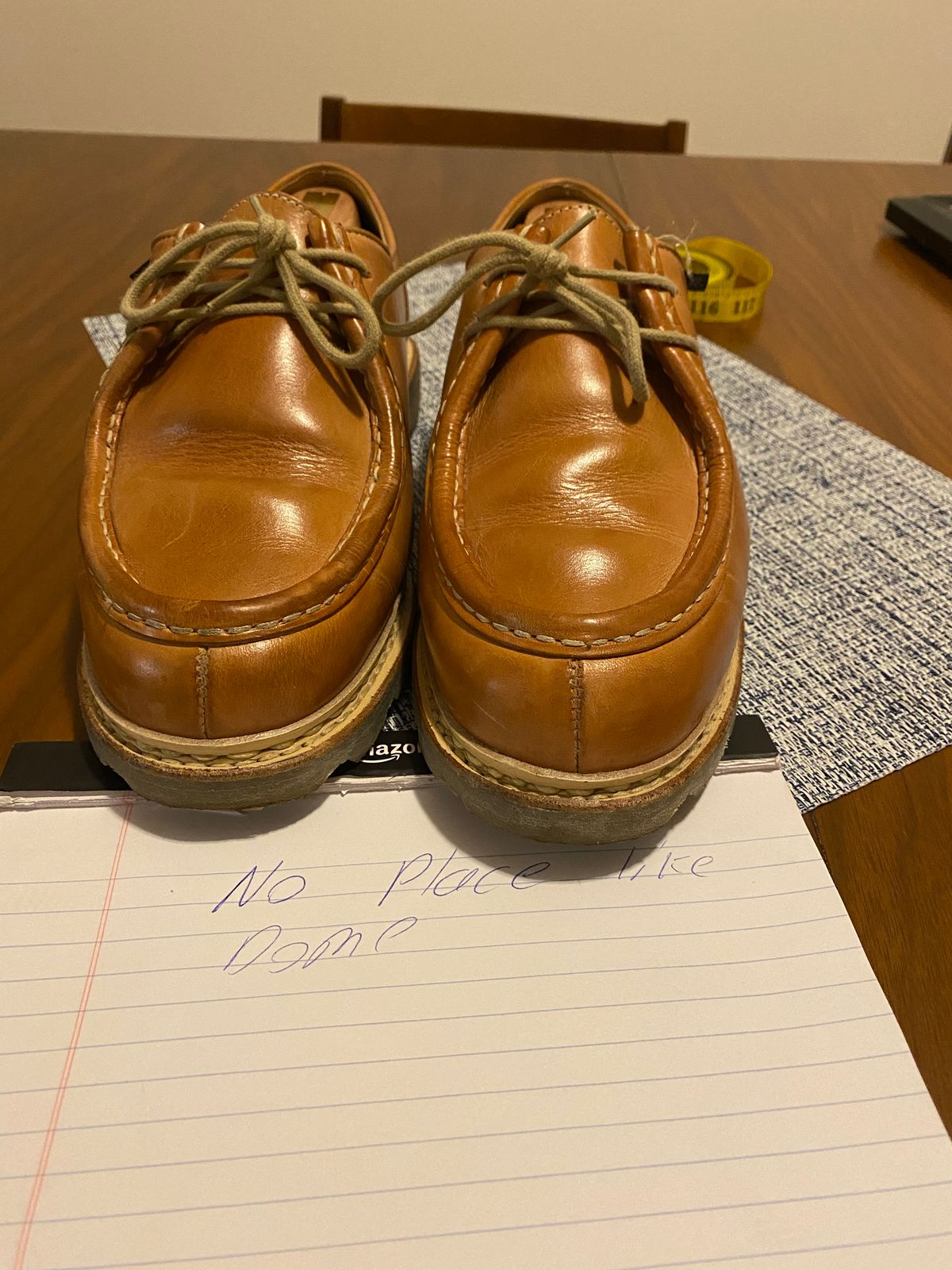 Photo by Bootbastard2 on November 10, 2022 of the Paraboot Unlisted Model in Unlisted Leather.