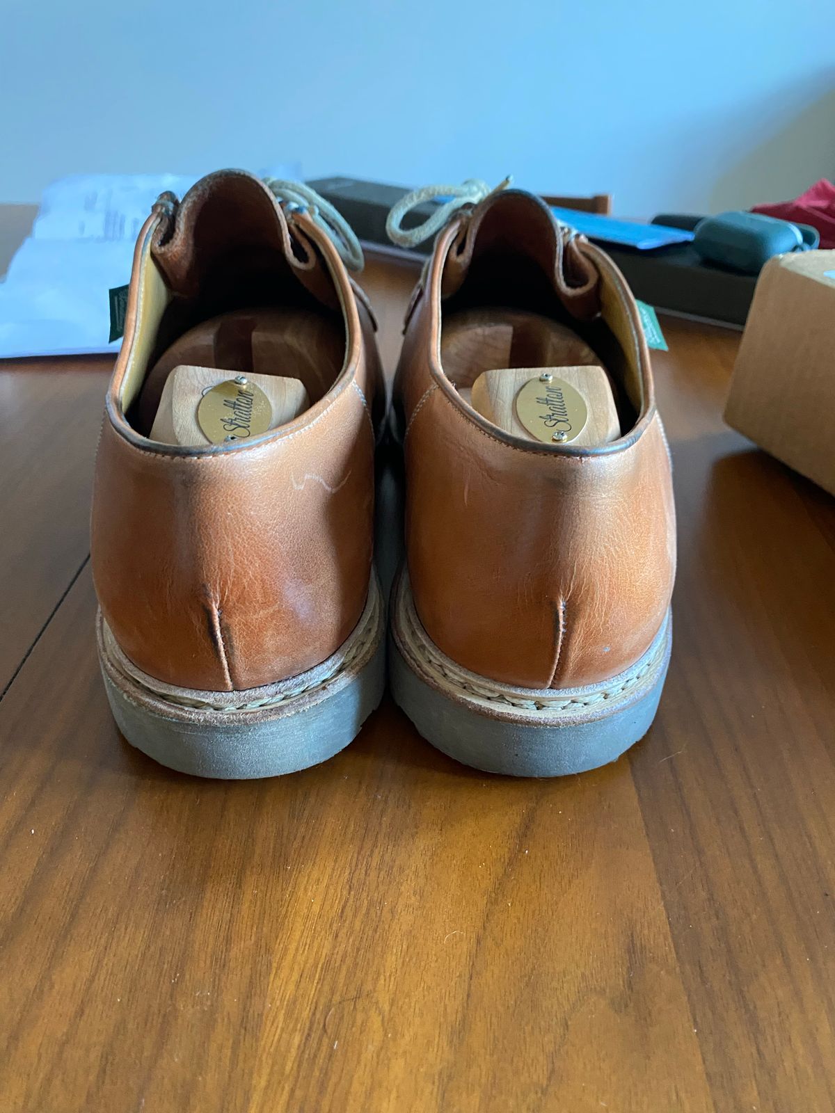 Photo by Bootbastard2 on December 4, 2022 of the Paraboot Unlisted Model in Unlisted Leather.