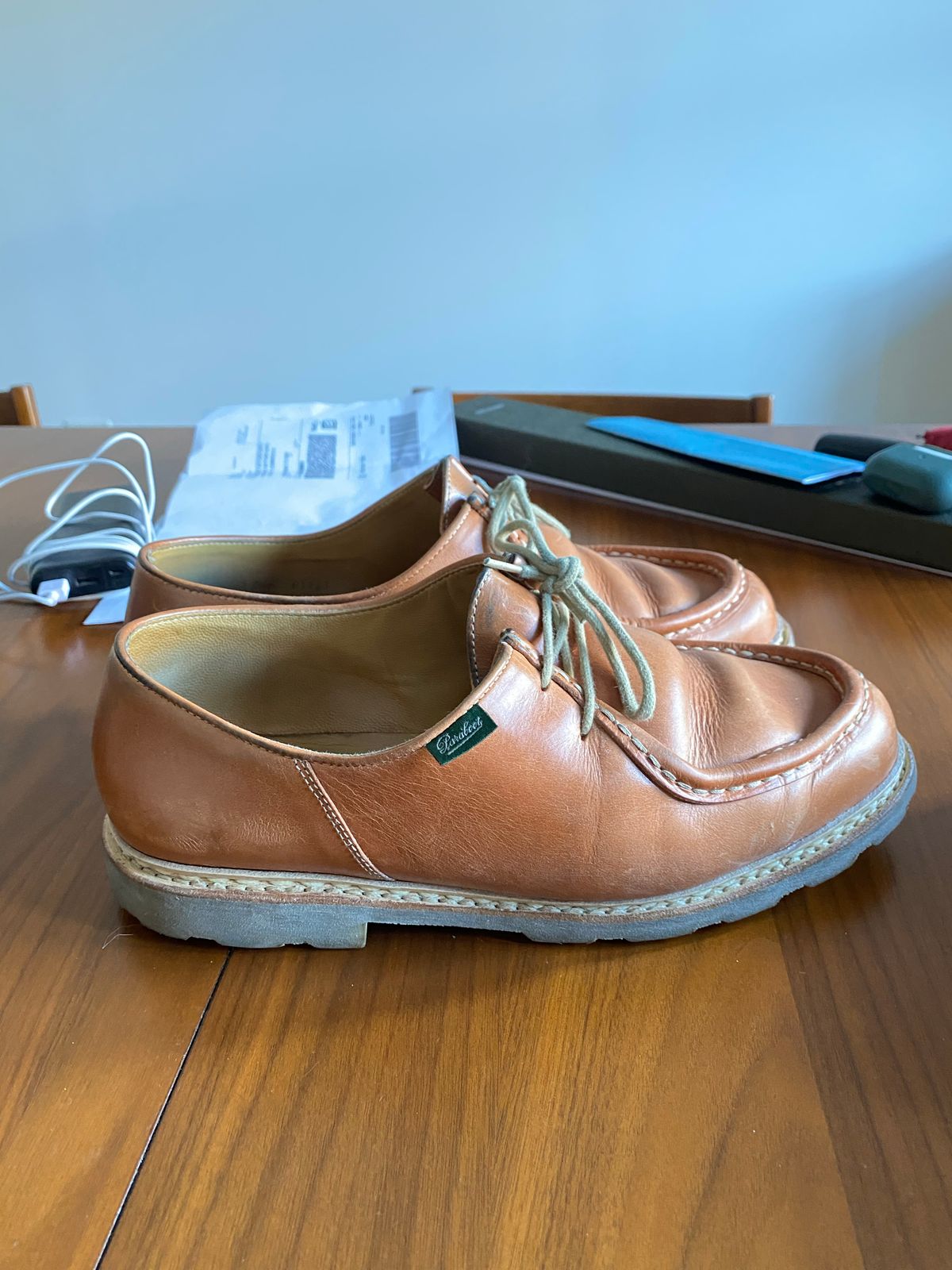 Photo by Bootbastard2 on December 4, 2022 of the Paraboot Unlisted Model in Unlisted Leather.