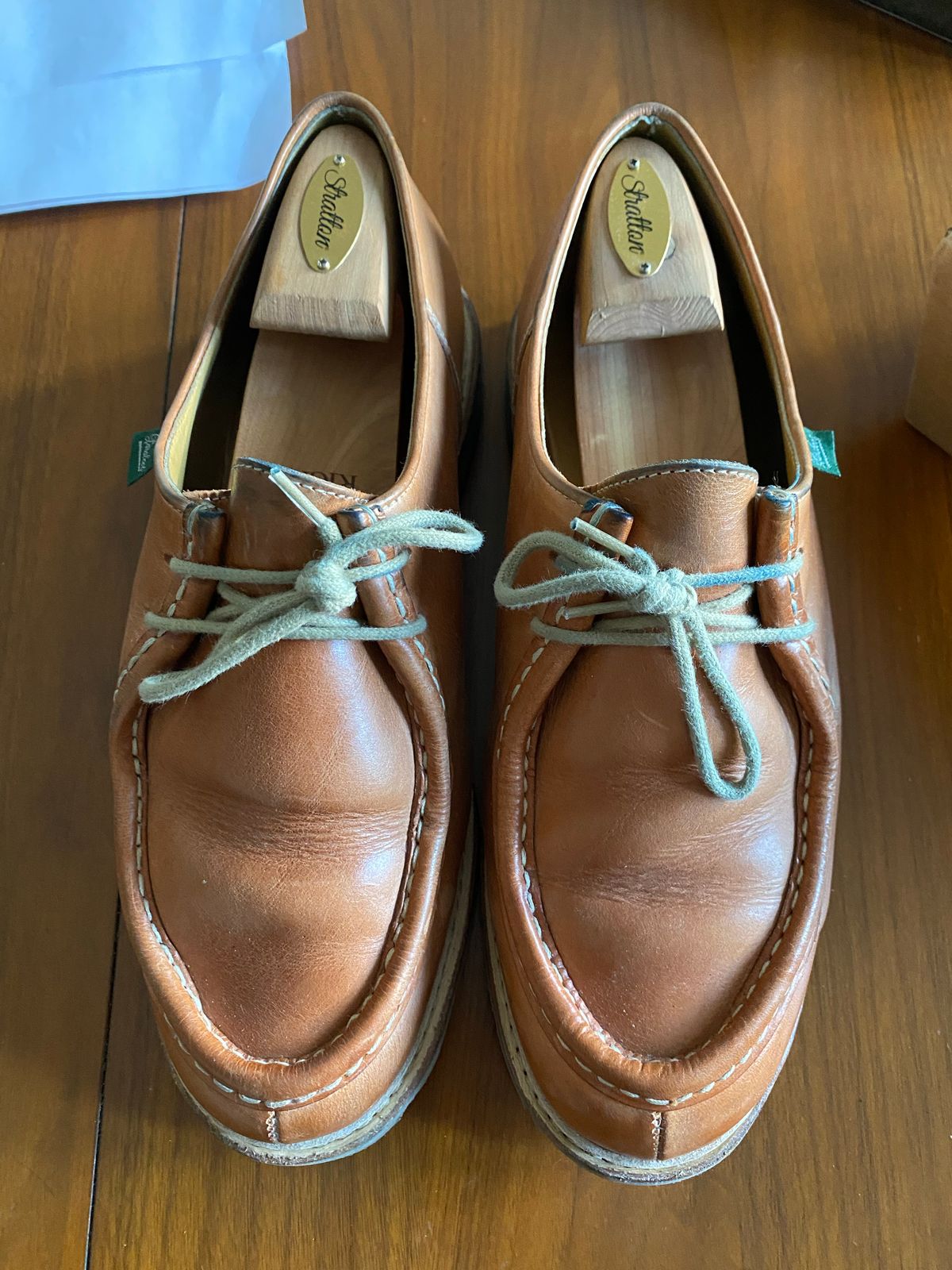 Photo by Bootbastard2 on December 4, 2022 of the Paraboot Unlisted Model in Unlisted Leather.