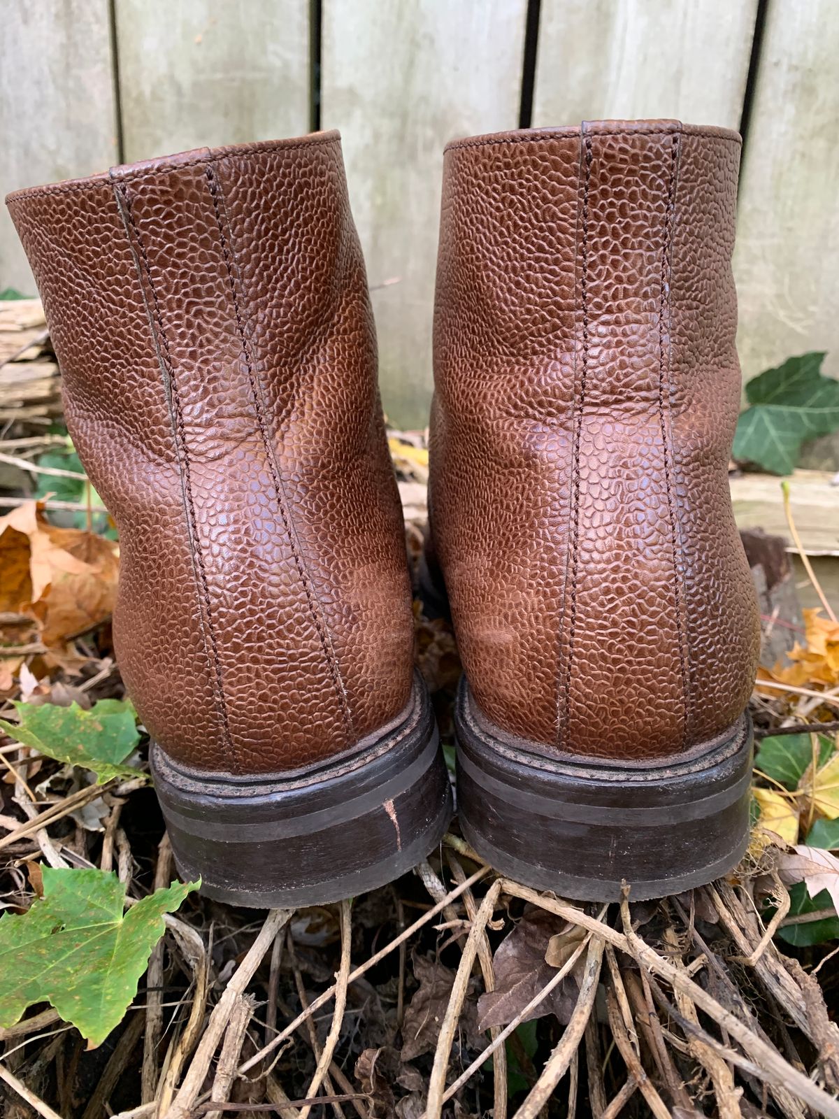 Photo by BenCh0074 on November 2, 2024 of the Caswell Boot Company Wilson in Du Puy Dark Brown Country Calf.