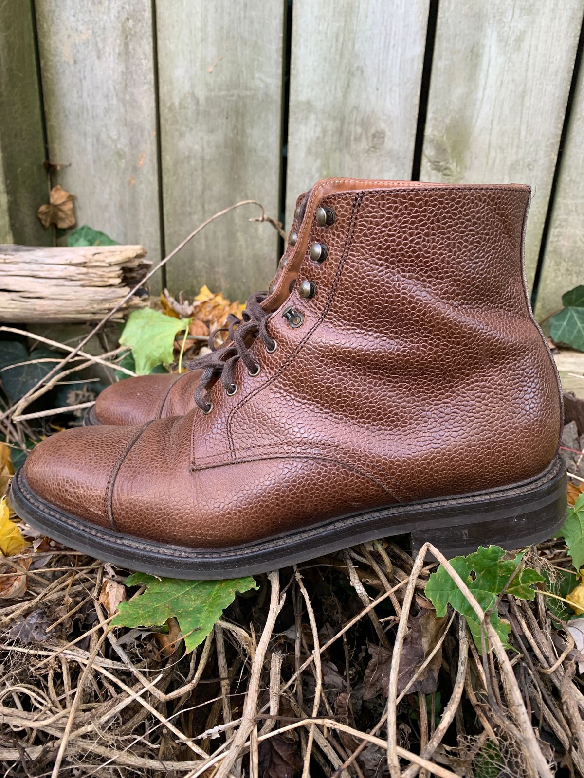 Photo by BenCh0074 on November 2, 2024 of the Caswell Boot Company Wilson in Du Puy Dark Brown Country Calf.