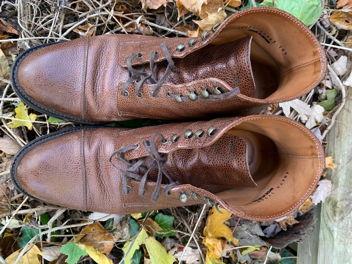 Photo by BenCh0074 on November 2, 2024 of the Caswell Boot Company Wilson in Du Puy Dark Brown Country Calf.
