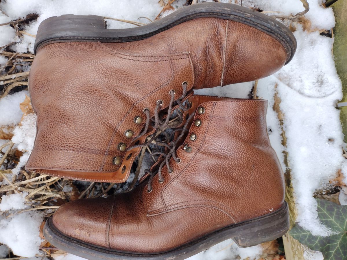 Photo by BenCh0074 on January 2, 2025 of the Caswell Boot Company Wilson in Du Puy Dark Brown Country Calf.