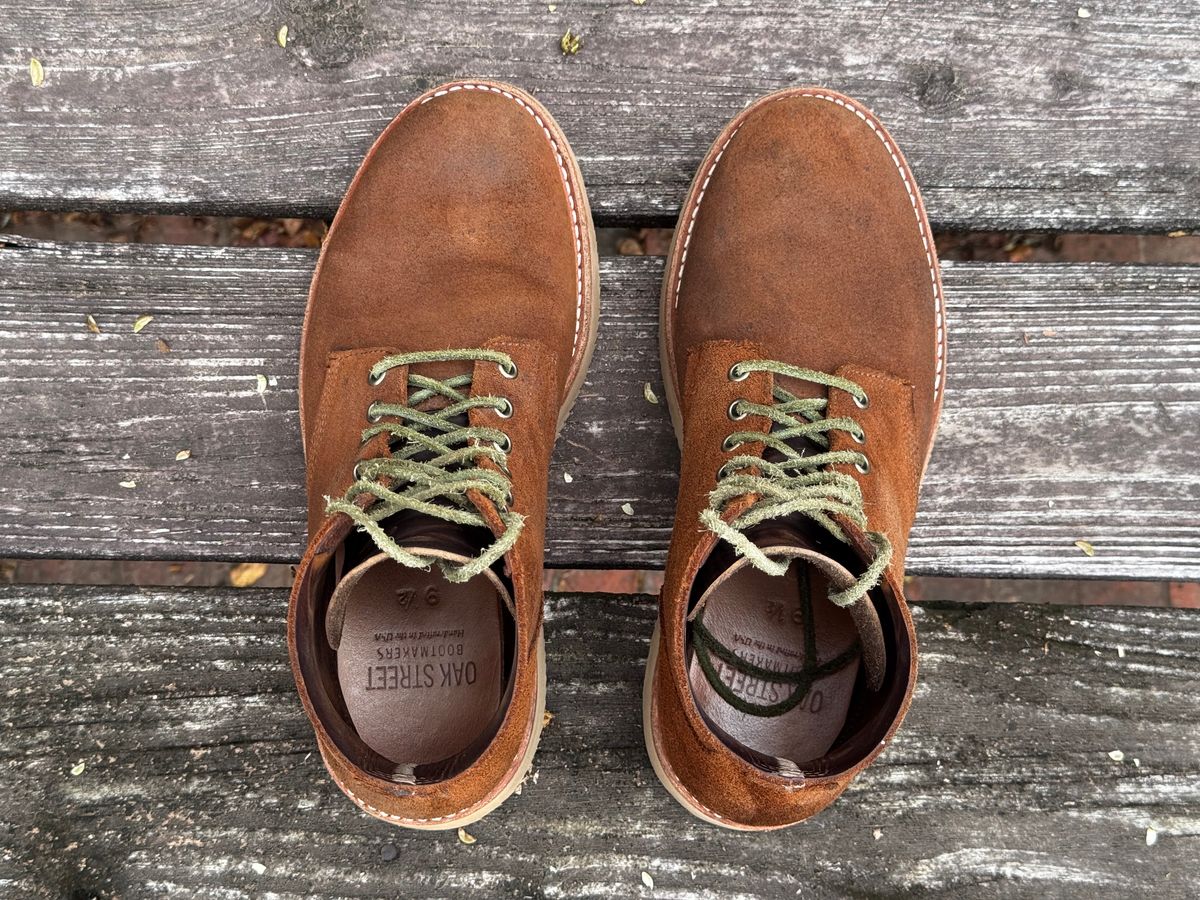 Photo by ShawnParr on November 2, 2024 of the Oak Street Bootmakers Field Boot in Seidel Aged Bark Roughout.