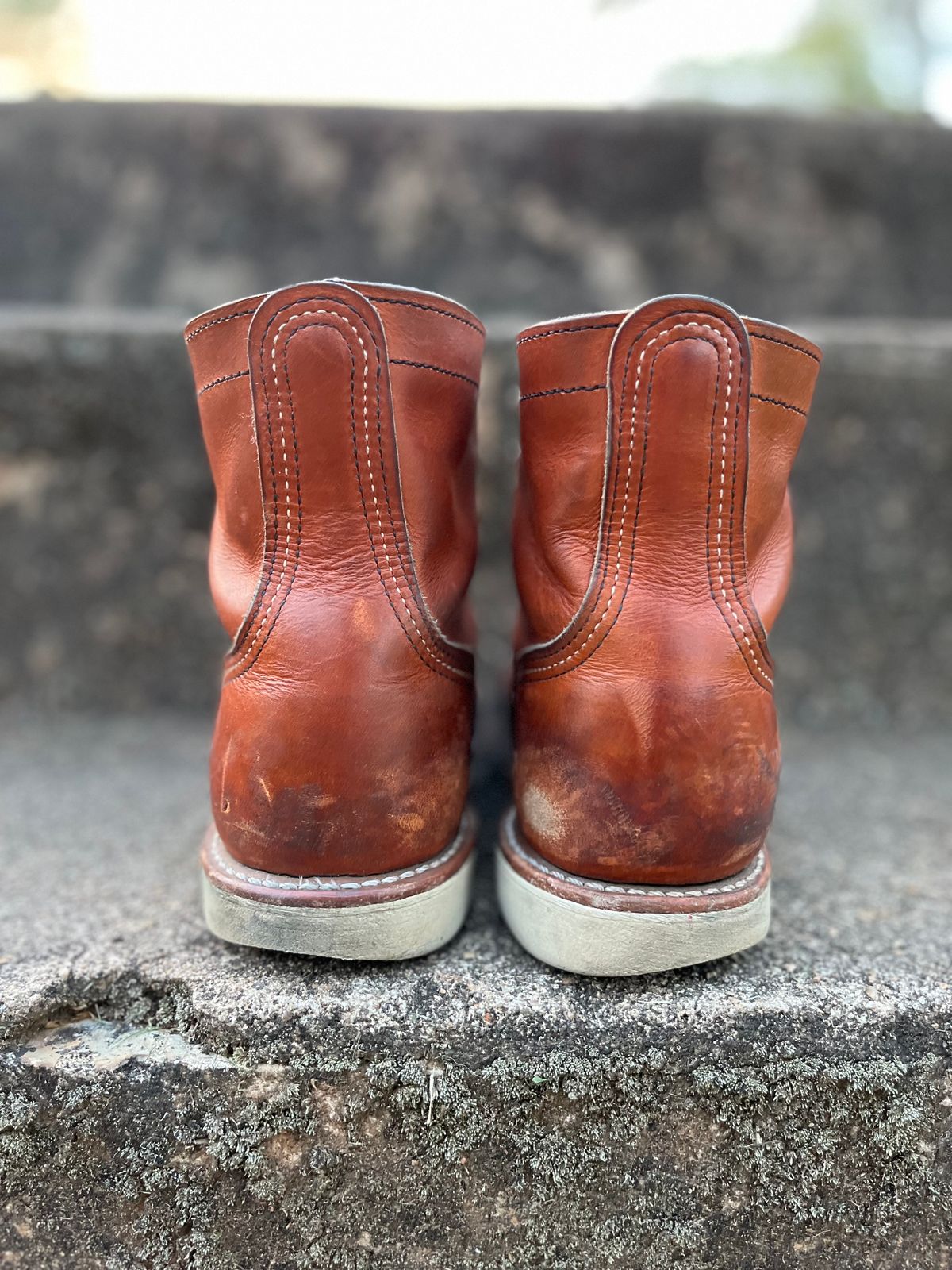 Photo by ethanisalive on April 5, 2023 of the Red Wing Iron Ranger in S.B. Foot Oro Legacy.
