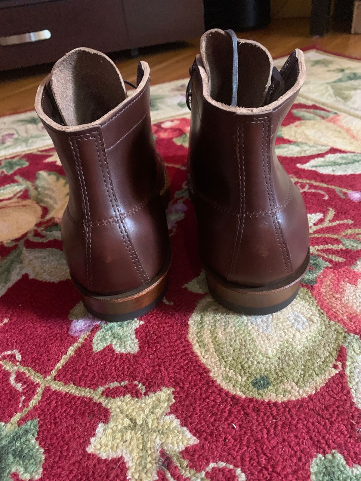 Photo by baltbootguy on October 1, 2024 of the White's Semi-Dress in Horween Brown CXL.