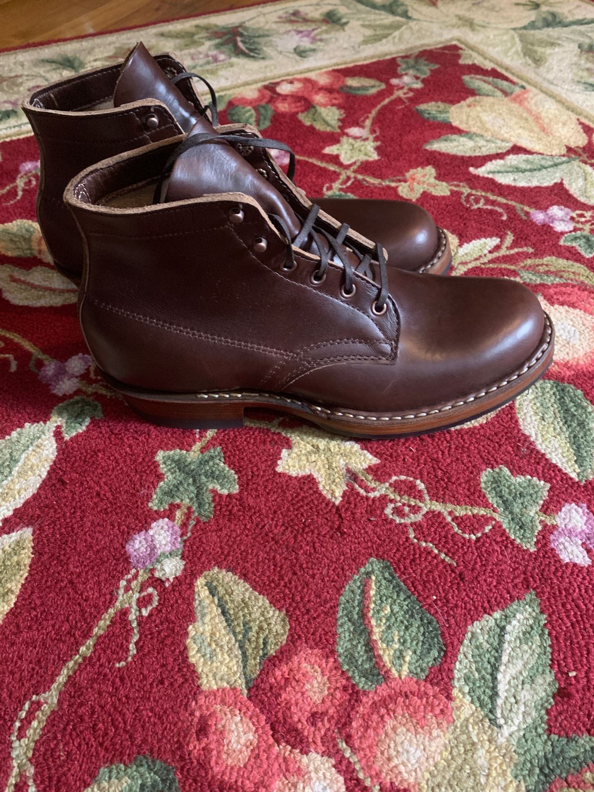 Photo by baltbootguy on October 1, 2024 of the White's Semi-Dress in Horween Brown CXL.