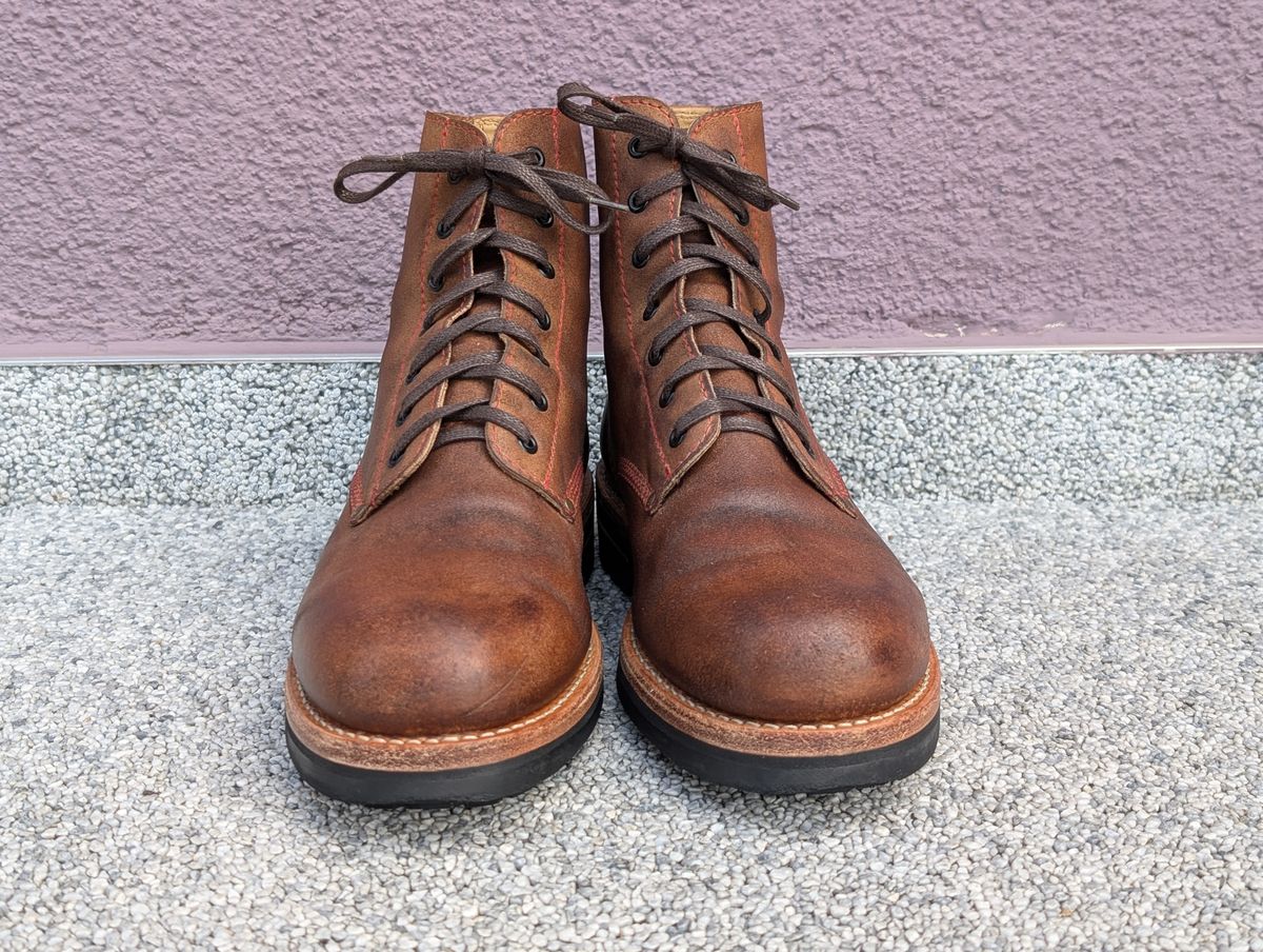 Photo by Rieslingspaschteit on June 17, 2026 of the Urban Shepherd Scout in Waxed Portugese Calfskin.