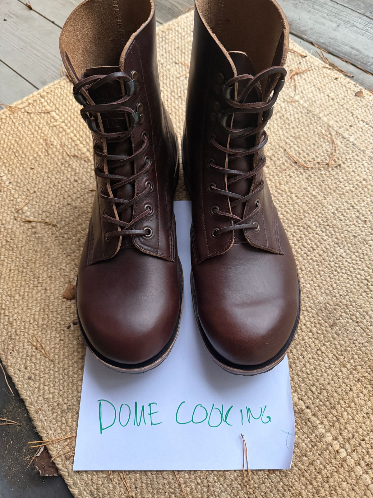 Photo by shoegazing on November 4, 2025 of the Goral Buxton in Horween Brown Chromexcel.