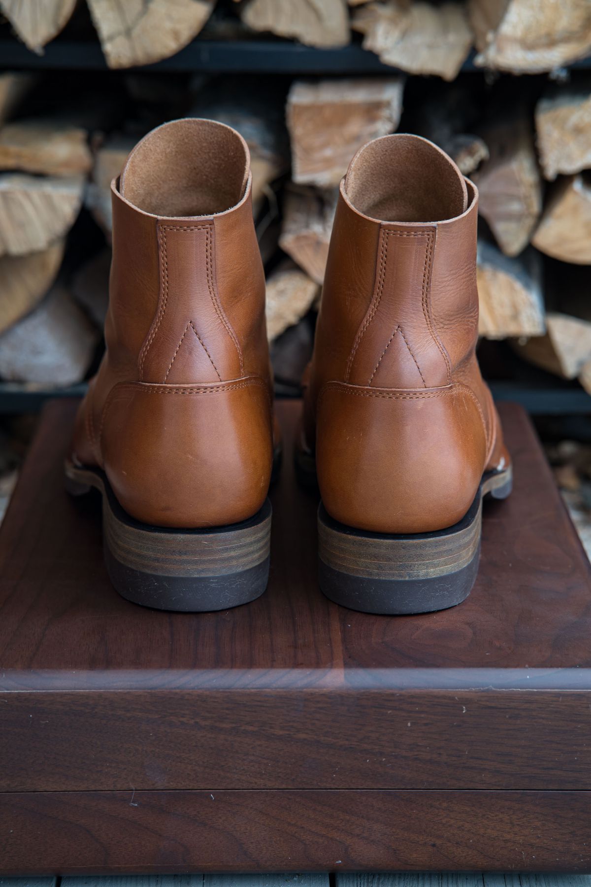 Photo by shoegazing on December 4, 2023 of the Jack & White Brothers Letterman ZERO in Badalassi Carlo Cognac Minerva.