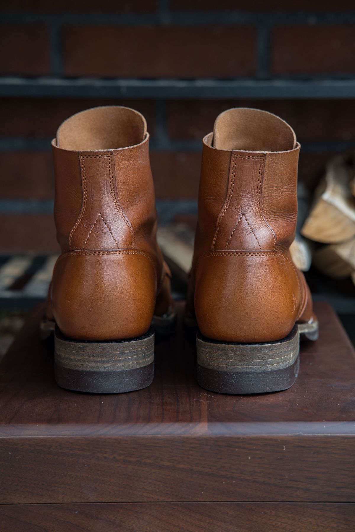 Photo by shoegazing on February 5, 2024 of the Jack & White Brothers Letterman ZERO in Badalassi Carlo Cognac Minerva.