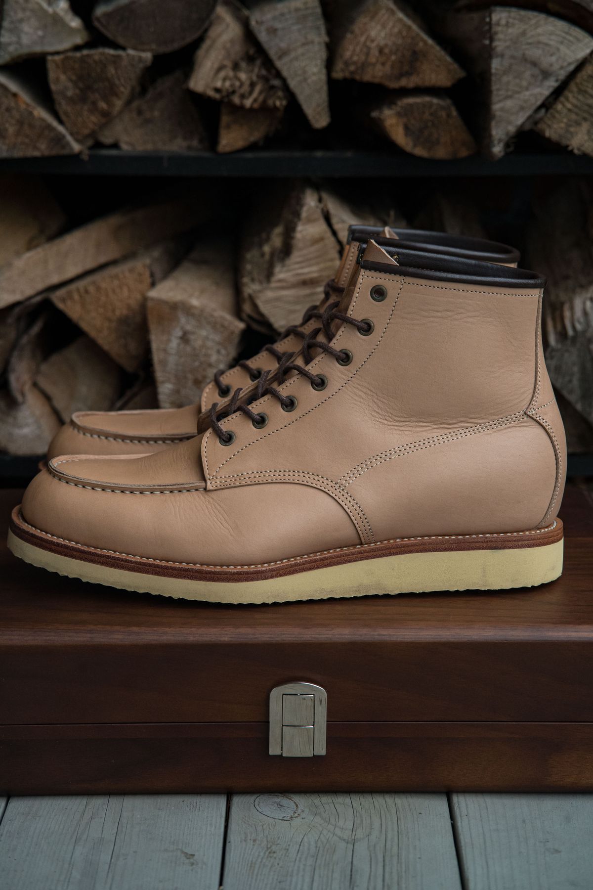 Photo by shoegazing on November 4, 2022 of the Midas Unlisted Model in Indonesian Natural Veg Tan.