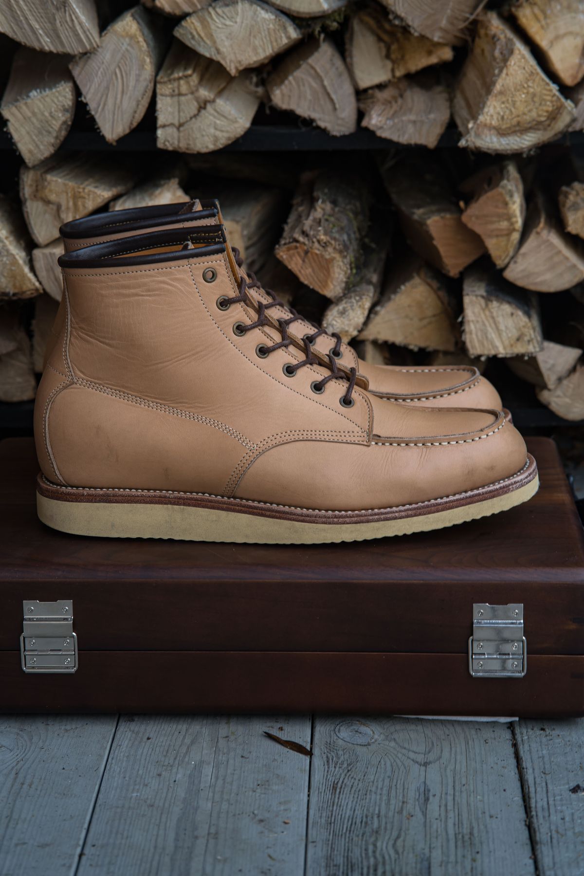 Photo by shoegazing on January 4, 2023 of the Midas Unlisted Model in Indonesian Natural Veg Tan.