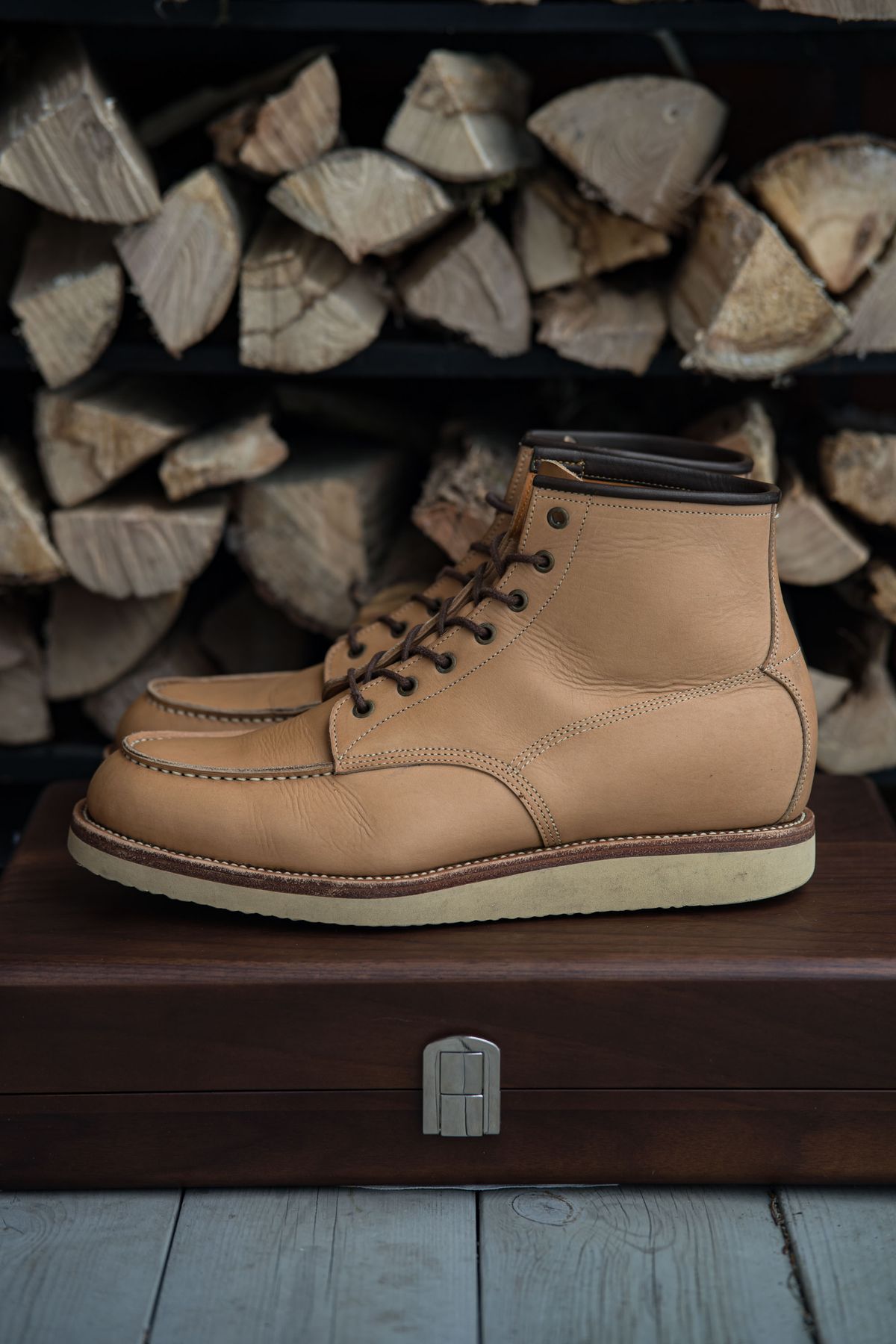 Photo by shoegazing on February 5, 2023 of the Midas Unlisted Model in Indonesian Natural Veg Tan.