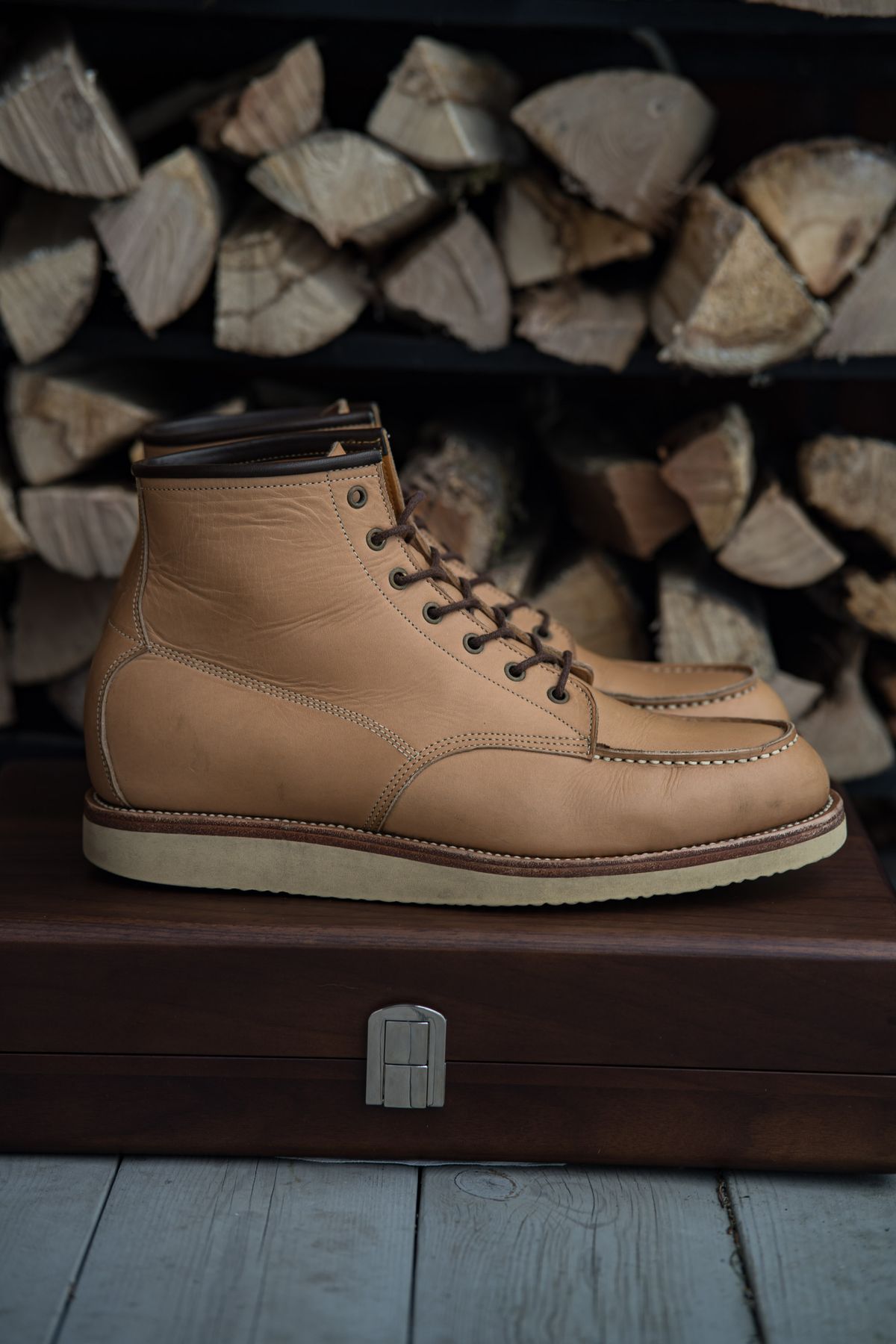 Photo by shoegazing on February 5, 2023 of the Midas Unlisted Model in Indonesian Natural Veg Tan.