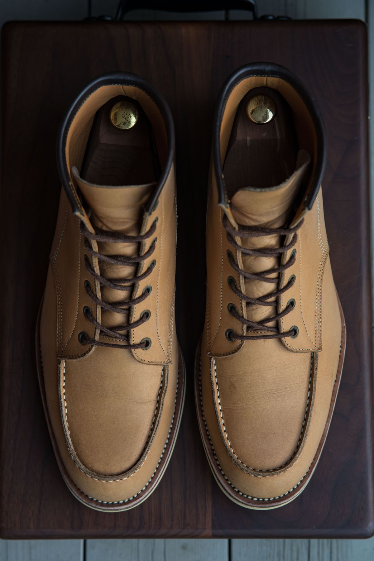 Photo by shoegazing on March 5, 2023 of the Midas Unlisted Model in Indonesian Natural Veg Tan.