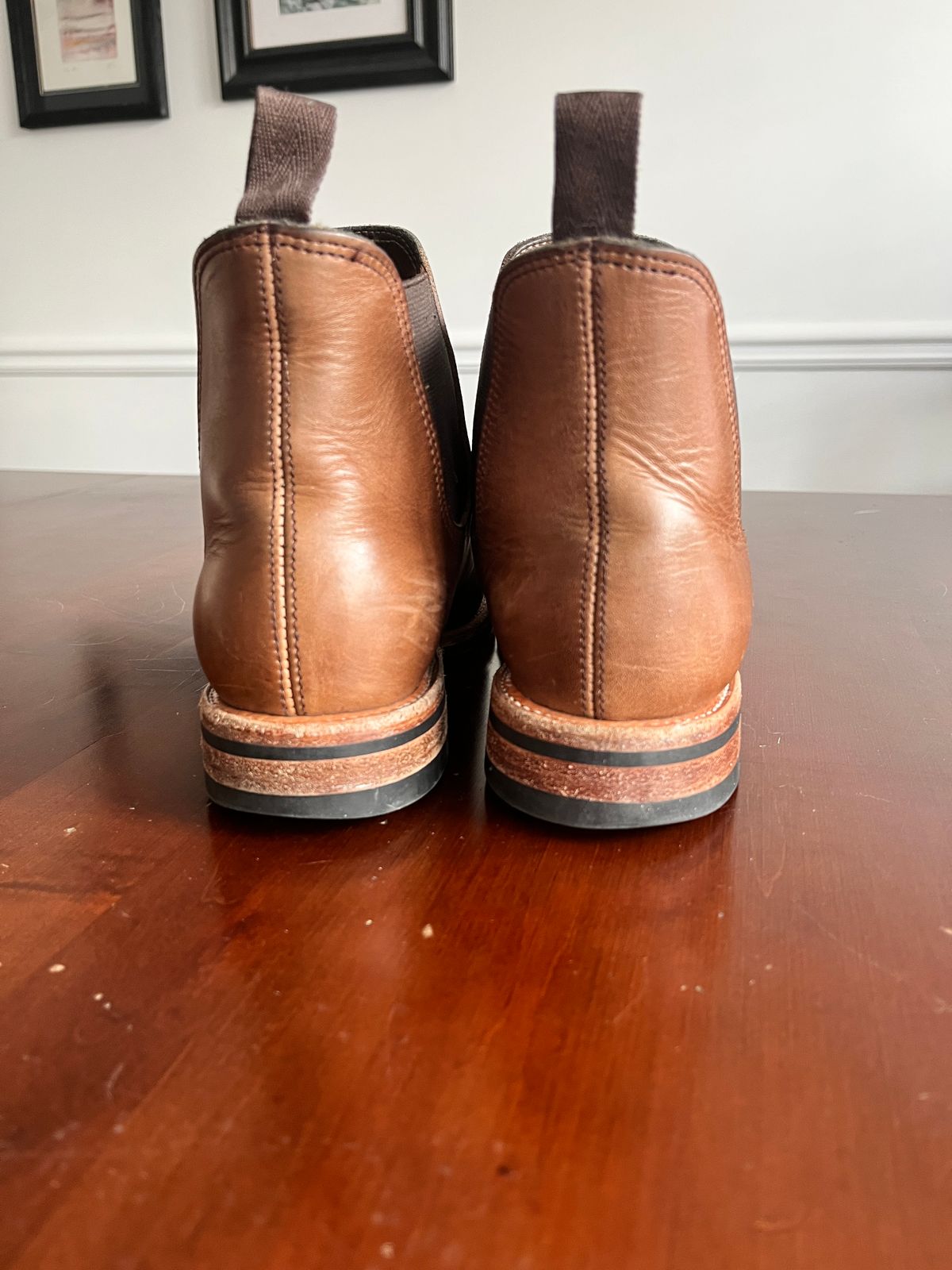 Photo by mrallen on February 3, 2026 of the Oak Street Bootmakers Chelsea in Horween Natural Chromexcel.