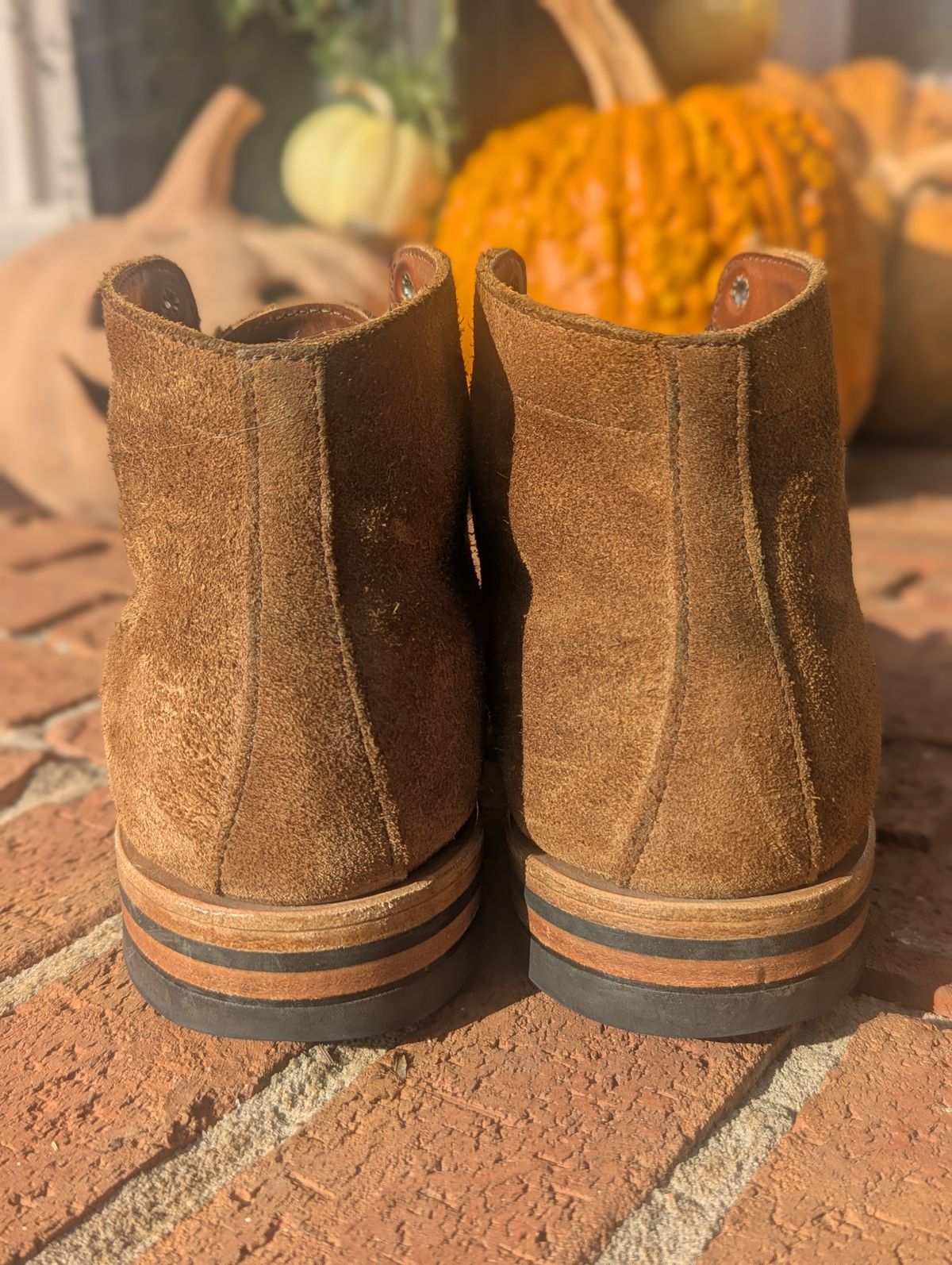 Photo by mrallen on November 3, 2024 of the White's Main Street in Tan Suede.