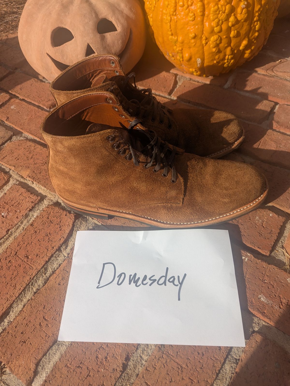 Photo by mrallen on November 3, 2024 of the White's Main Street in Tan Suede.