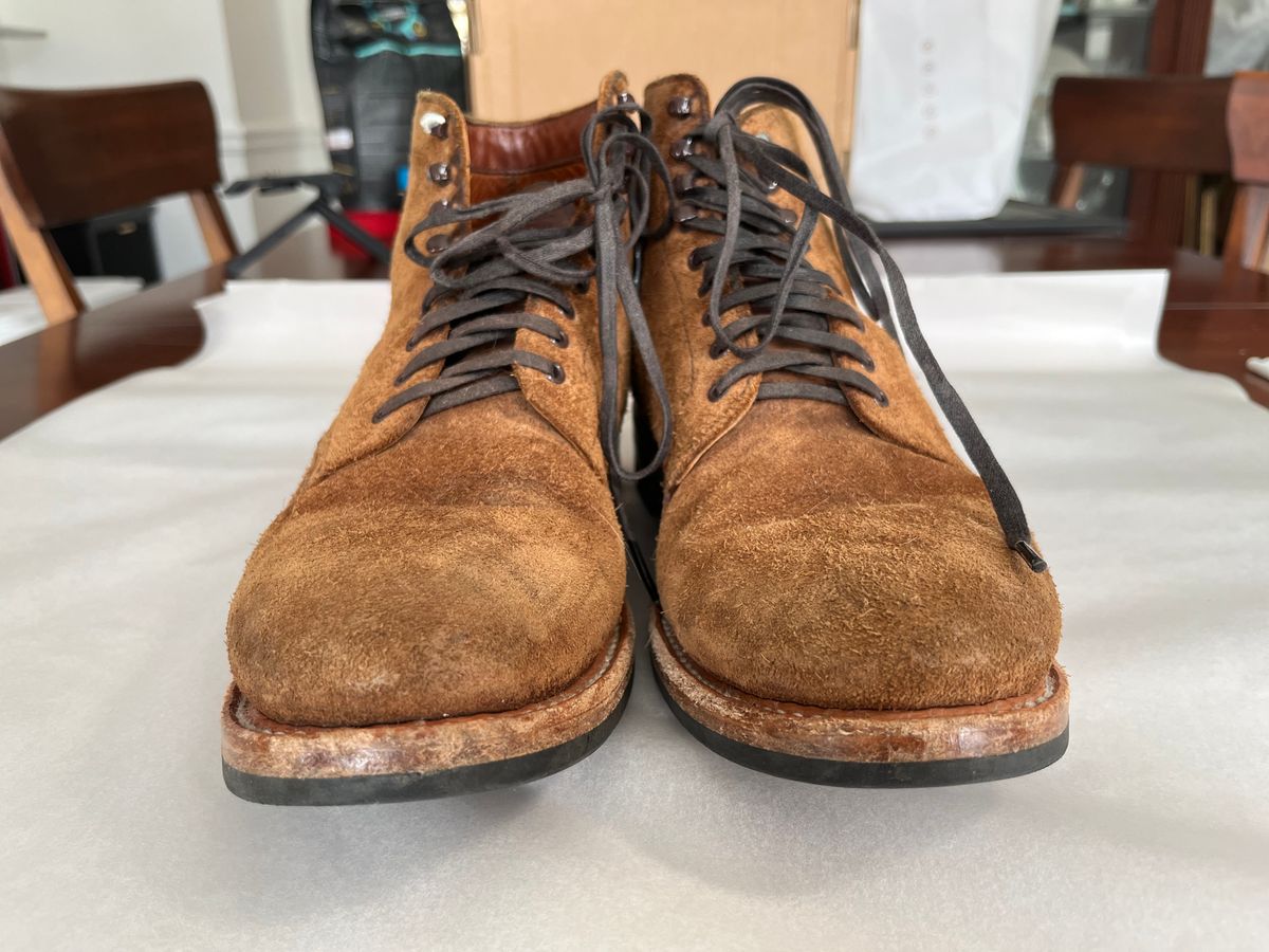 Photo by mrallen on December 1, 2024 of the White's Main Street in Tan Suede.