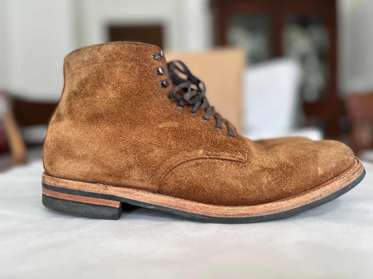 Photo by mrallen on December 1, 2024 of the White's Main Street in Tan Suede.