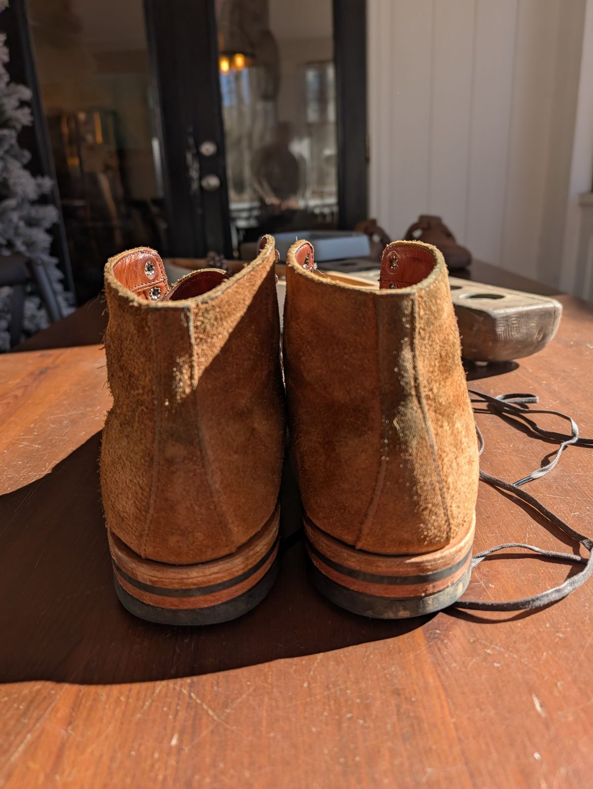 Photo by mrallen on January 1, 2025 of the White's Main Street in Tan Suede.