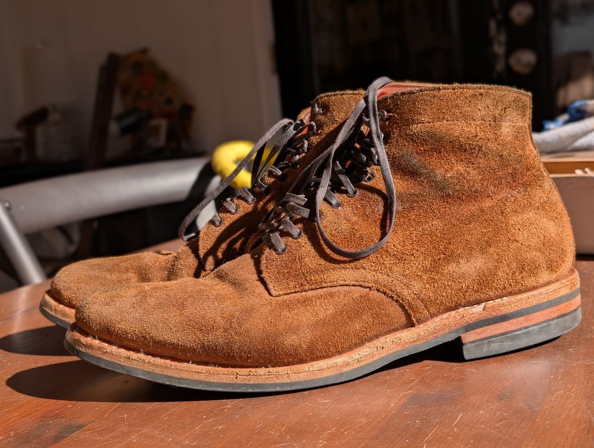 Photo by mrallen on February 1, 2025 of the White's Main Street in Tan Suede.