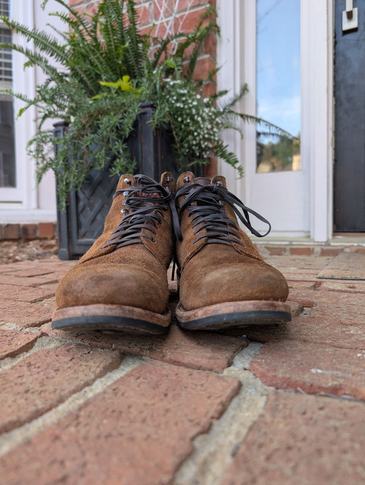 Photo by mrallen on April 1, 2025 of the White's Main Street in Tan Suede.