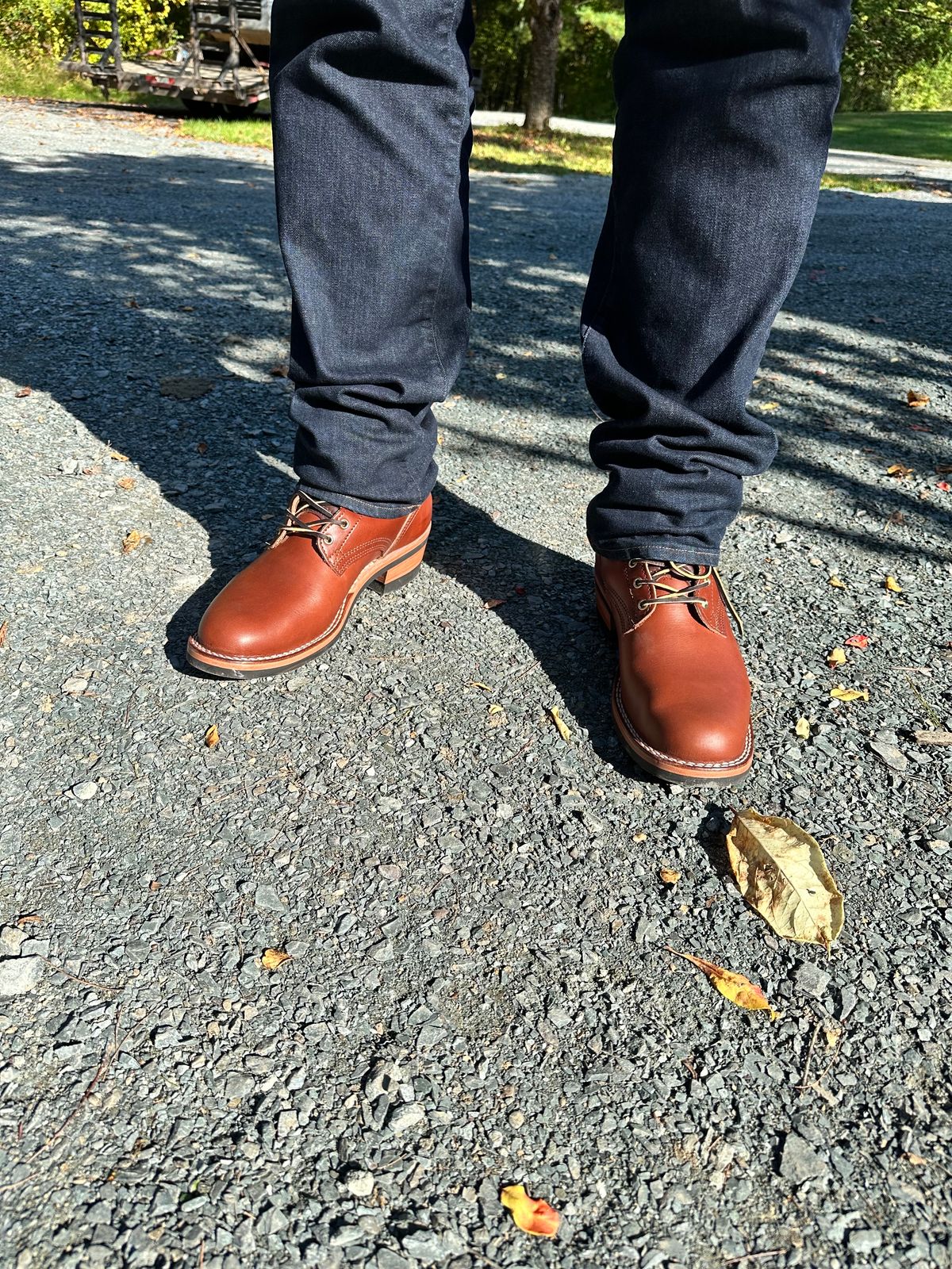 Photo by full_brogue on October 3, 2023 of the Nicks Robert in Wickett & Craig Medium Brown English Bridle.