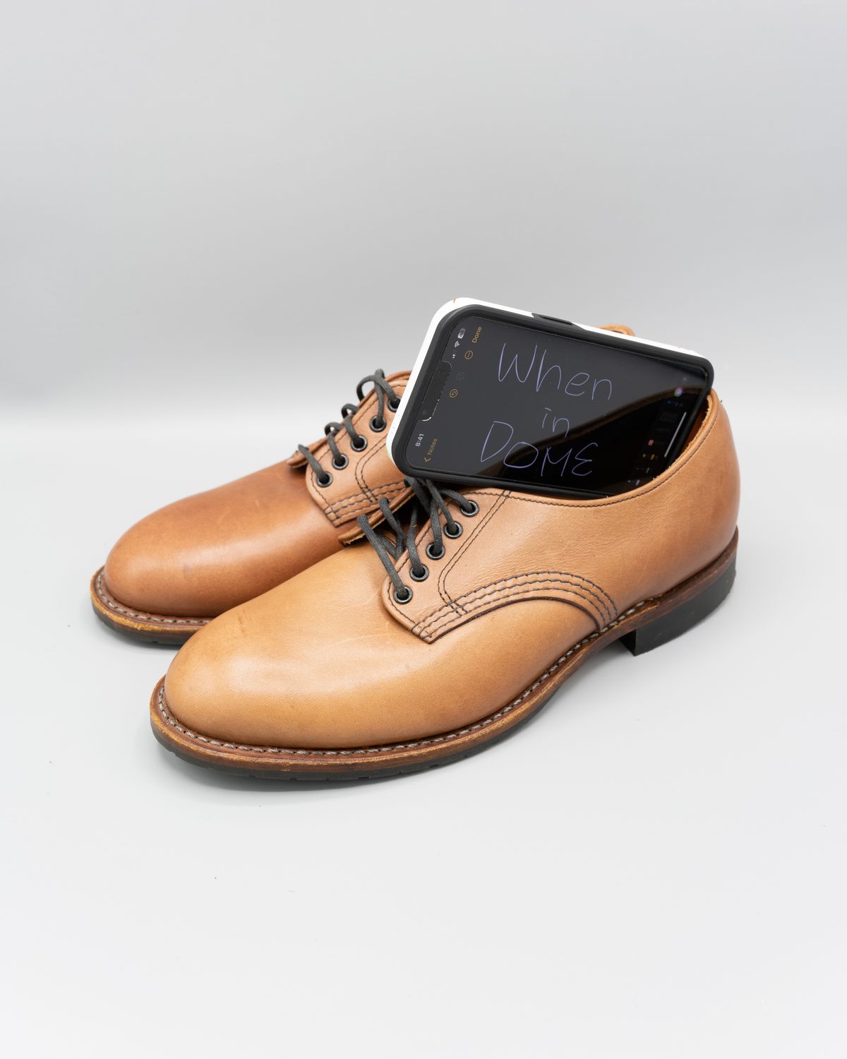 Photo by J_L on November 5, 2024 of the Red Wing Beckman Oxford in S.B. Foot Teak Featherstone.