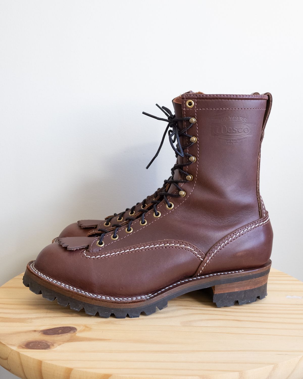 Photo by J_L on December 3, 2024 of the Wesco Jobmaster in Seidel Brown Oil Tan.