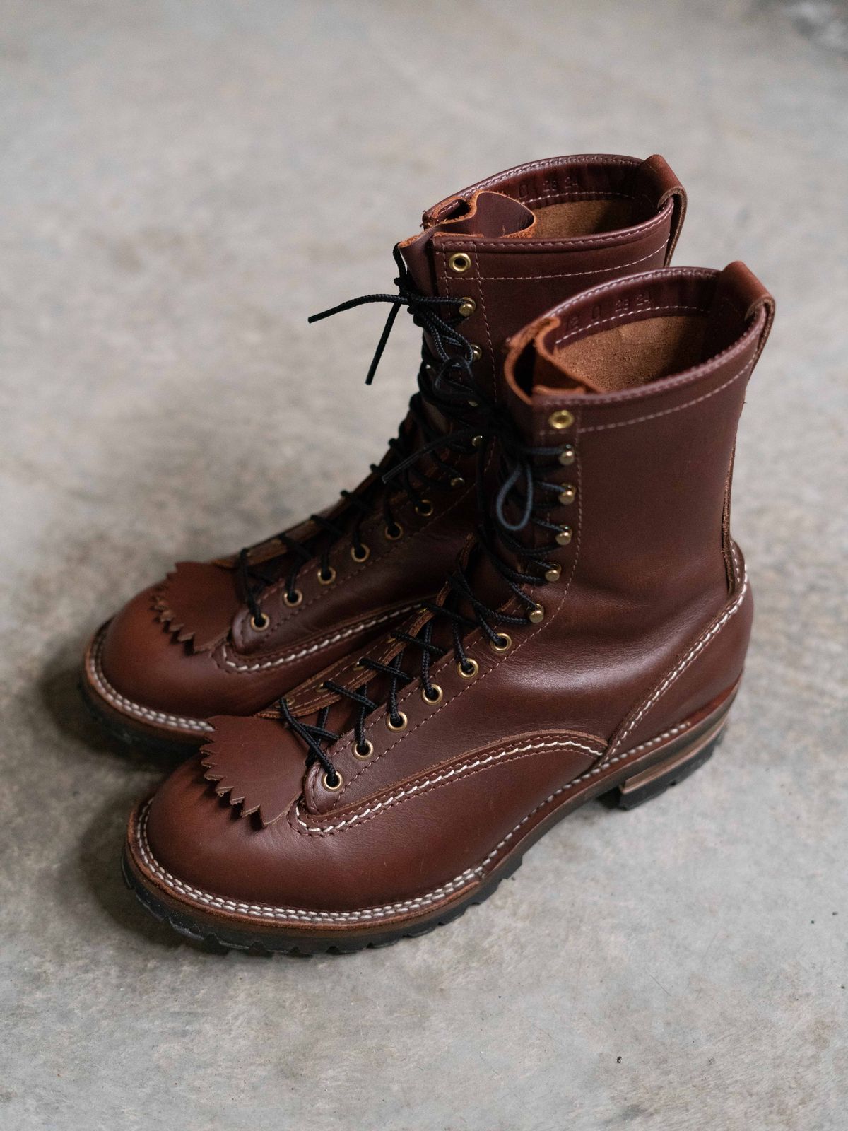 Photo by J_L on January 1, 2025 of the Wesco Jobmaster in Seidel Brown Oil Tan.