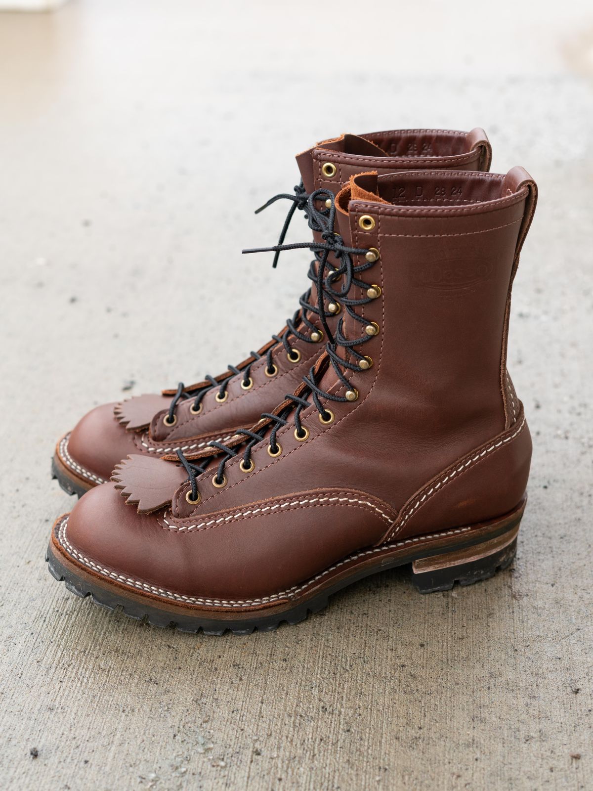 Photo by J_L on January 1, 2025 of the Wesco Jobmaster in Seidel Brown Oil Tan.