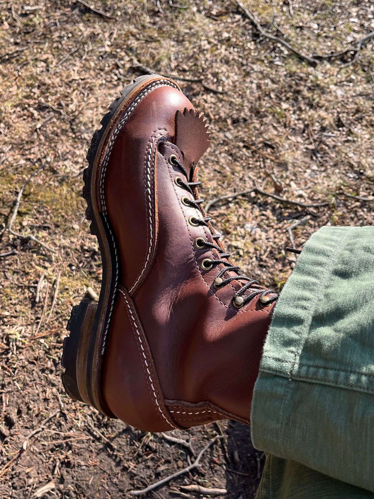 Photo by J_L on March 18, 2025 of the Wesco Jobmaster in Seidel Brown Oil Tan.