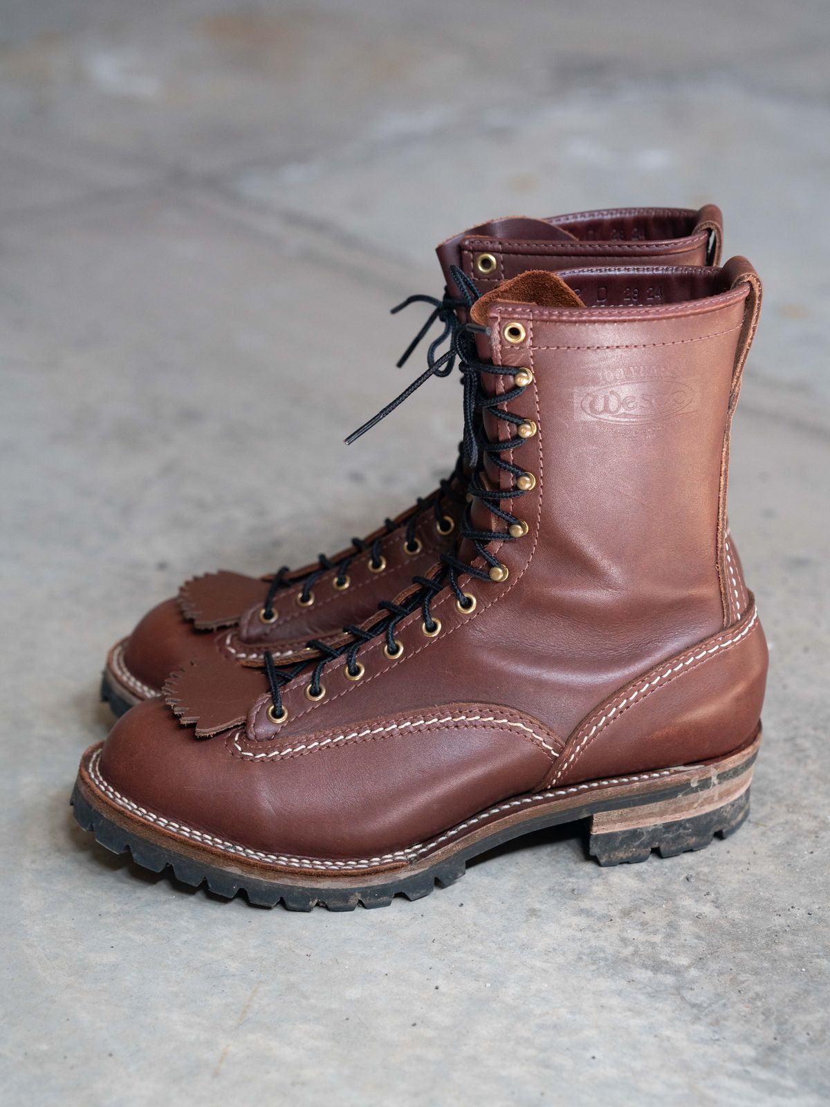 Photo by J_L on April 2, 2025 of the Wesco Jobmaster in Seidel Brown Oil Tan.
