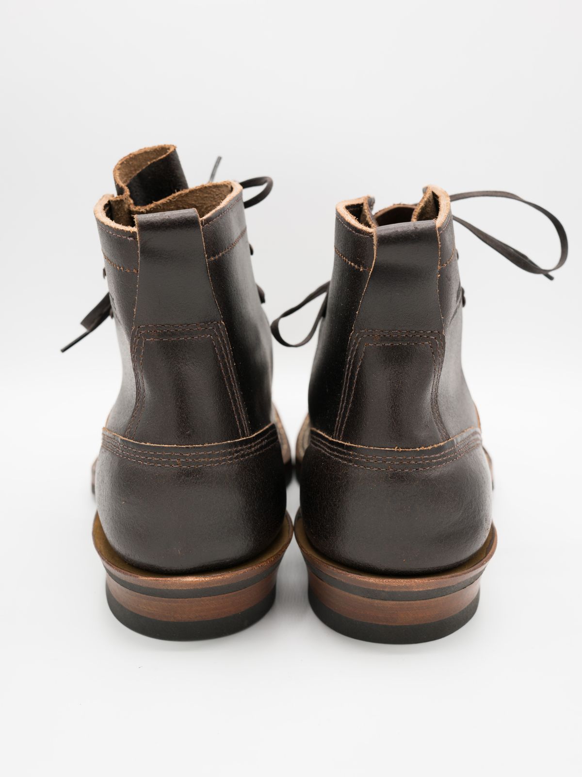 Photo by J_L on November 5, 2023 of the White's 350 Cutter in Horween Brown Waxed Flesh.
