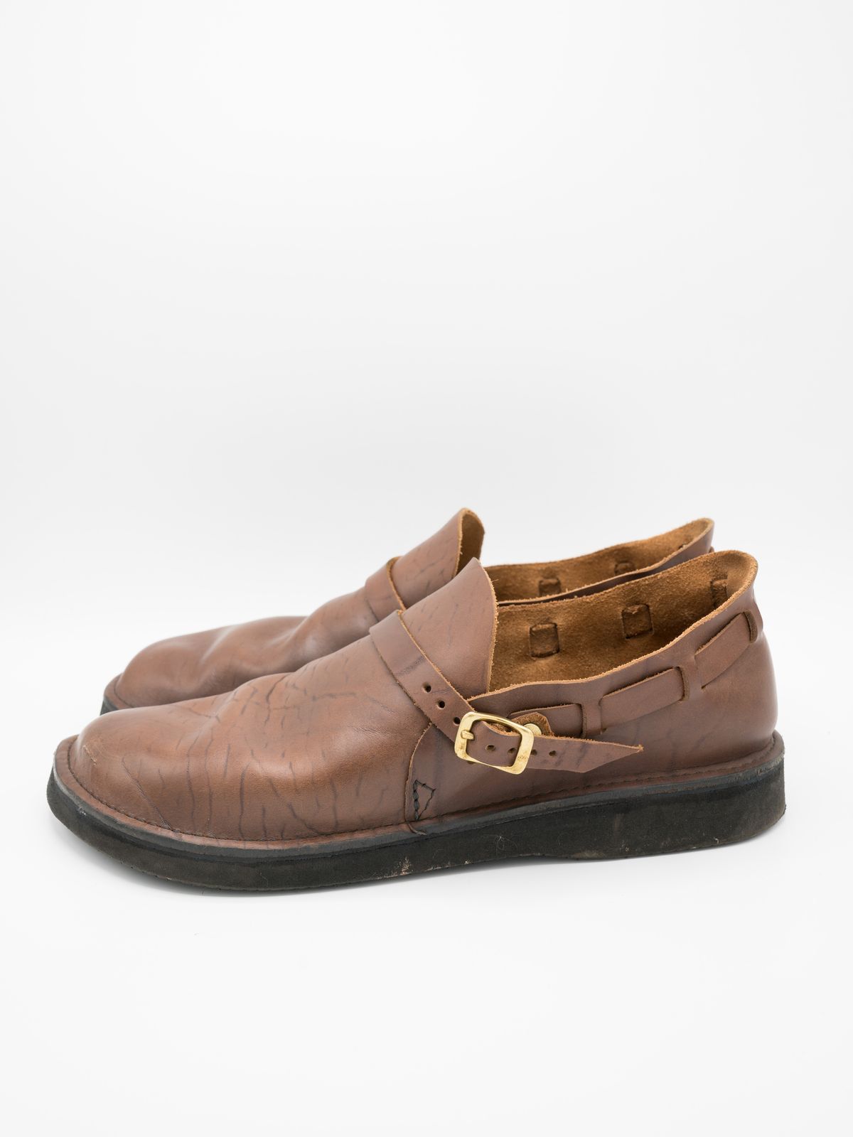 Photo by J_L on January 4, 2024 of the Aurora Shoe Co. Middle English in Horween Brown Chromexcel.