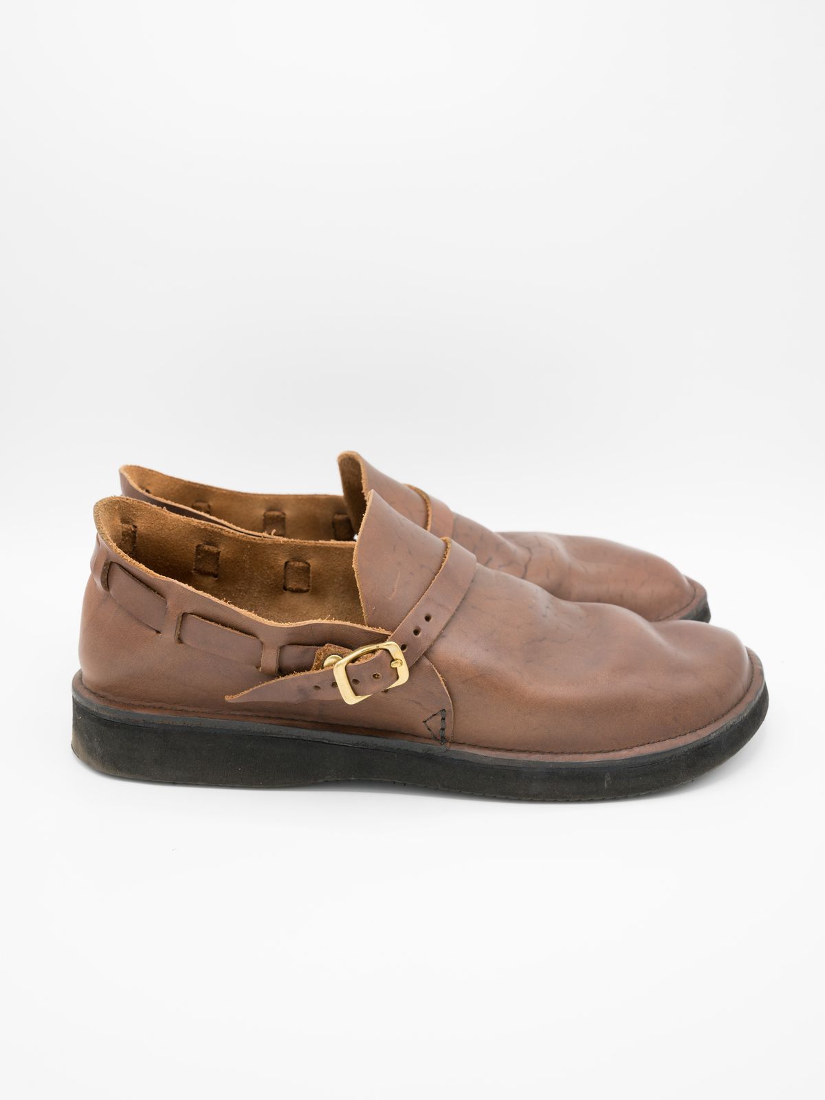 Photo by J_L on January 4, 2024 of the Aurora Shoe Co. Middle English in Horween Brown Chromexcel.