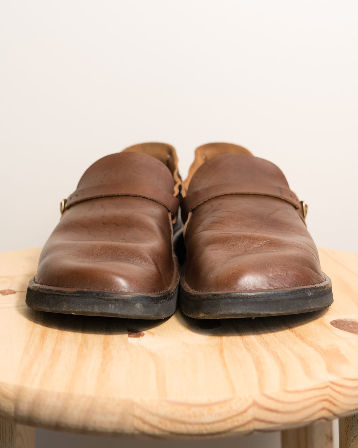 Photo by J_L on February 2, 2024 of the Aurora Shoe Co. Middle English in Horween Brown Chromexcel.