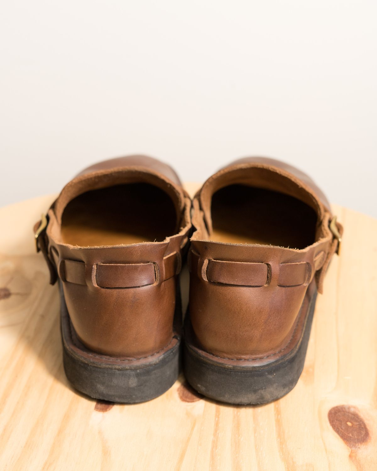 Photo by J_L on February 2, 2024 of the Aurora Shoe Co. Middle English in Horween Brown Chromexcel.