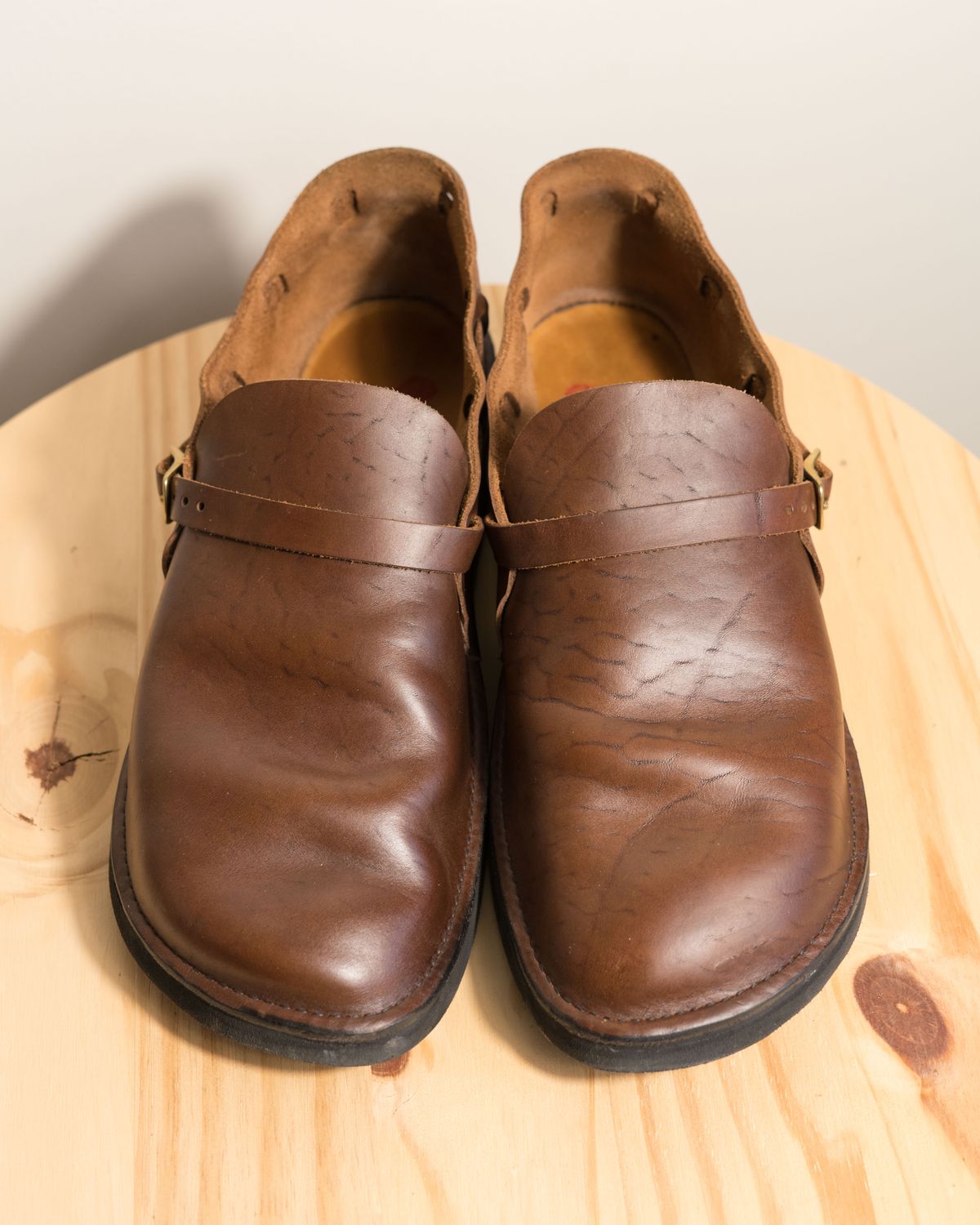 Photo by J_L on February 2, 2024 of the Aurora Shoe Co. Middle English in Horween Brown Chromexcel.