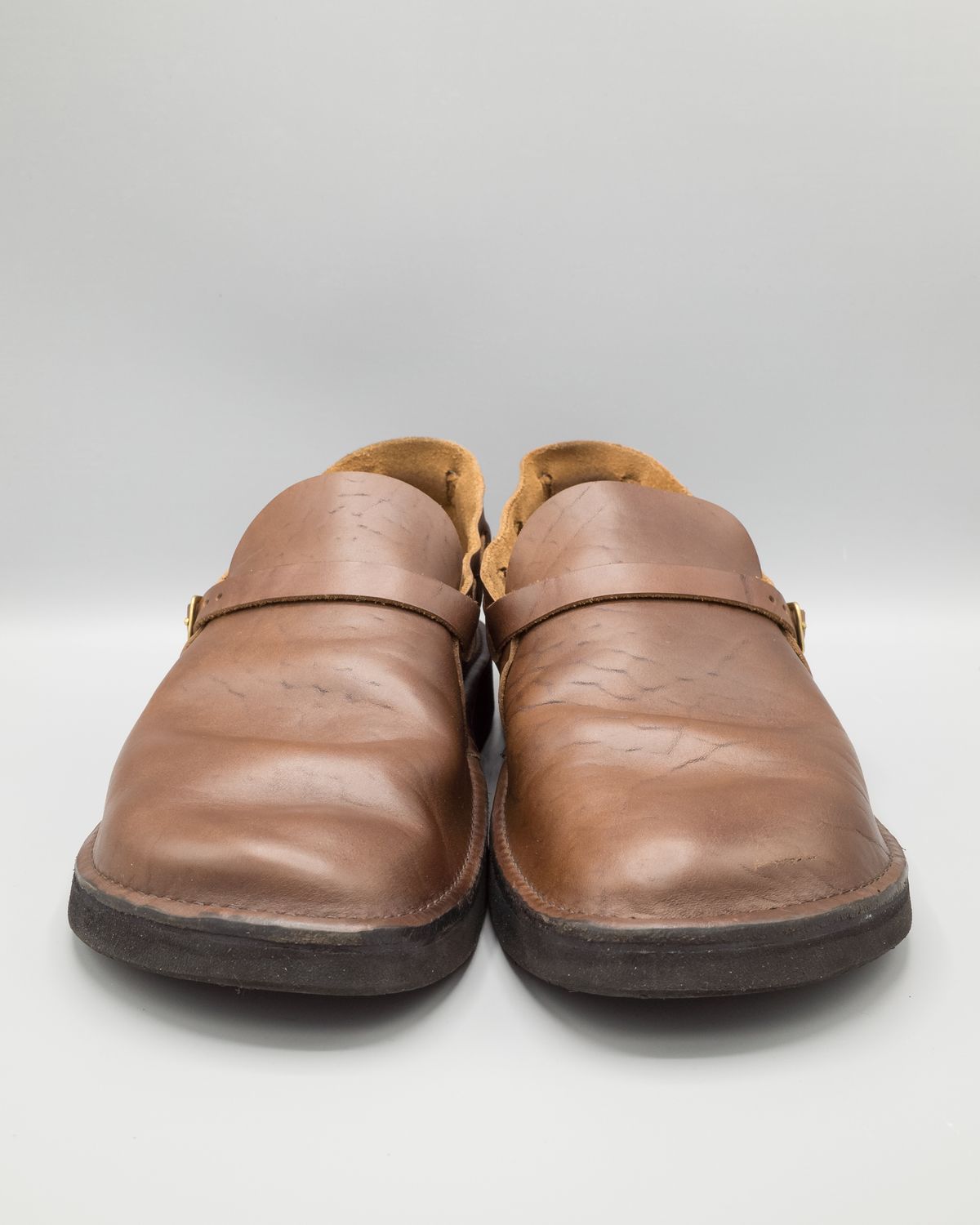 Photo by J_L on April 5, 2024 of the Aurora Shoe Co. Middle English in Horween Brown Chromexcel.
