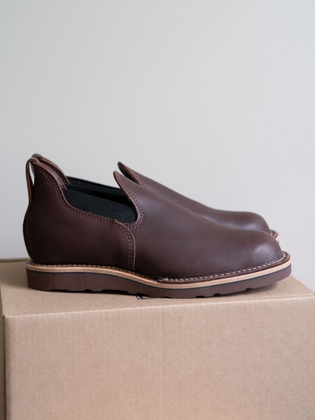 Photo by J_L on June 23, 2025 of the Wesco Romeo in Seidel Brown Oil Tan.