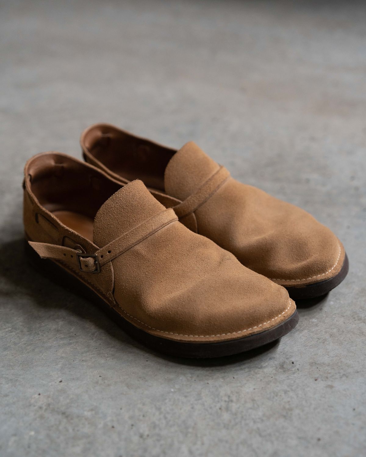 Photo by J_L on March 7, 2025 of the Aurora Shoe Co. Middle English in Horween Natural Chromexcel Roughout.