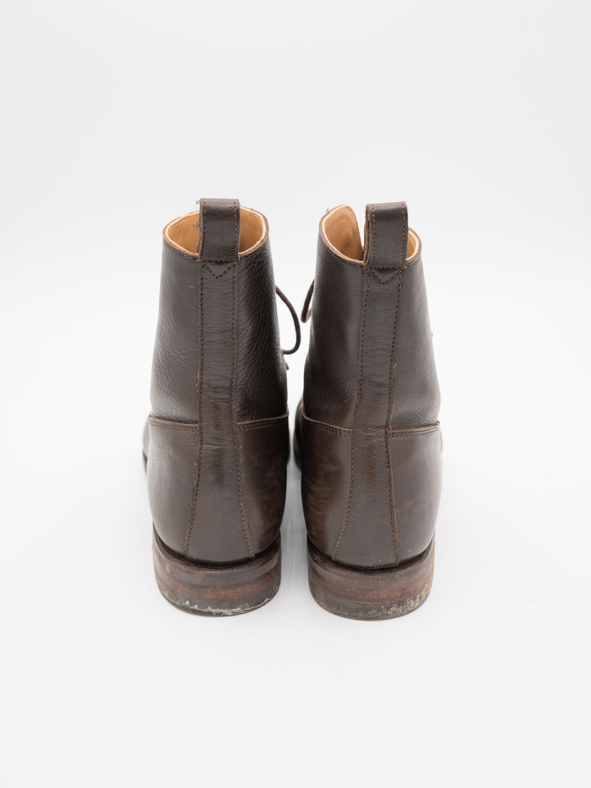 Photo by J_L on December 1, 2023 of the Meermin Balmoral Boot in D’Annonay Dark Brown Softcalf.