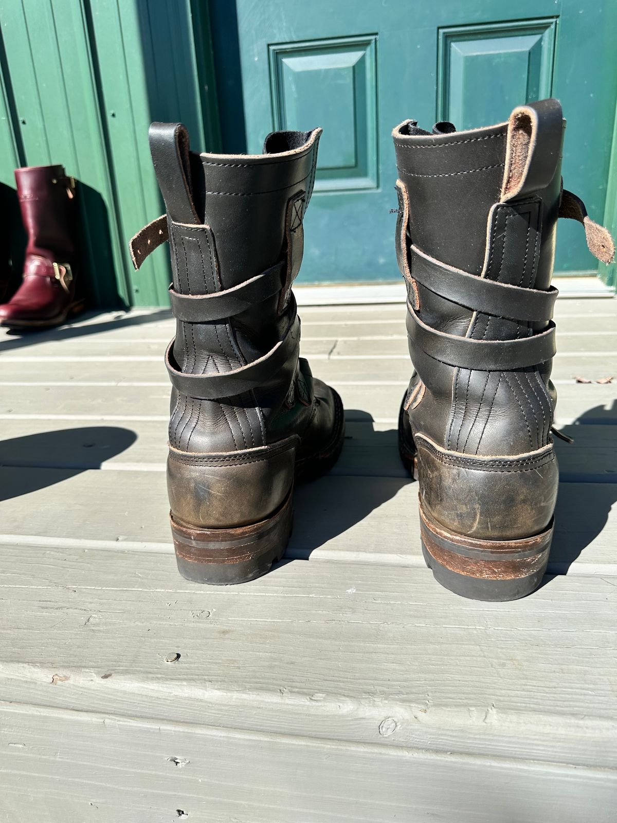Photo by thechadthetnbootguy on November 9, 2023 of the Nicks Heritage TankerPro in Wickett & Craig Slate Double Stuffed.