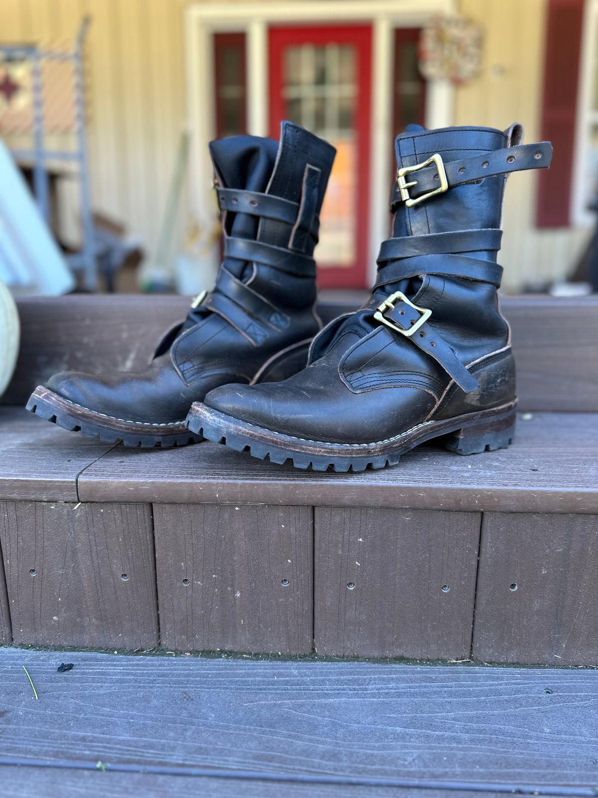 Photo by thechadthetnbootguy on November 9, 2023 of the Nicks Heritage TankerPro in Wickett & Craig Slate Double Stuffed.